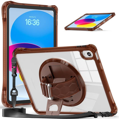Rotation Grip Holder TPU Hybrid Clear PC Tablet Case, For iPad 2025 / 2022, For iPad mini 2024 / mini 6, For iPad 10.2 2021 / 2020 / 2019