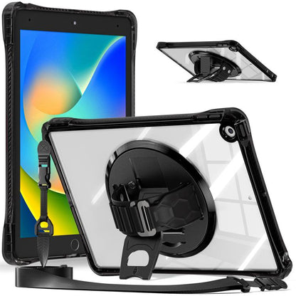Rotation Grip Holder TPU Hybrid Clear PC Tablet Case, For iPad 2025 / 2022, For iPad mini 2024 / mini 6, For iPad 10.2 2021 / 2020 / 2019