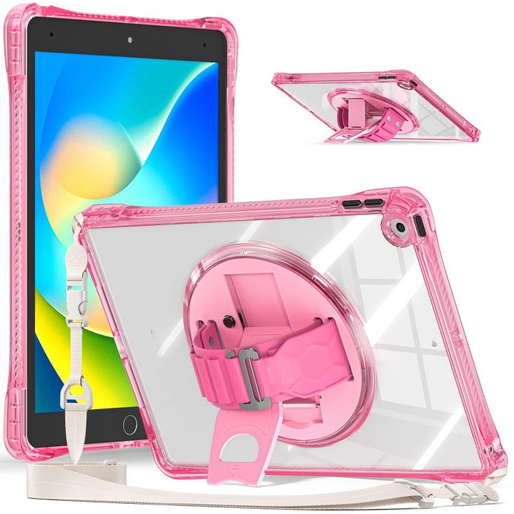 Rotation Grip Holder TPU Hybrid Clear PC Tablet Case, For iPad 2025 / 2022, For iPad mini 2024 / mini 6, For iPad 10.2 2021 / 2020 / 2019