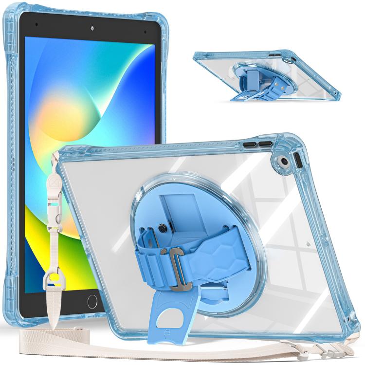 Rotation Grip Holder TPU Hybrid Clear PC Tablet Case, For iPad 2025 / 2022, For iPad mini 2024 / mini 6, For iPad 10.2 2021 / 2020 / 2019