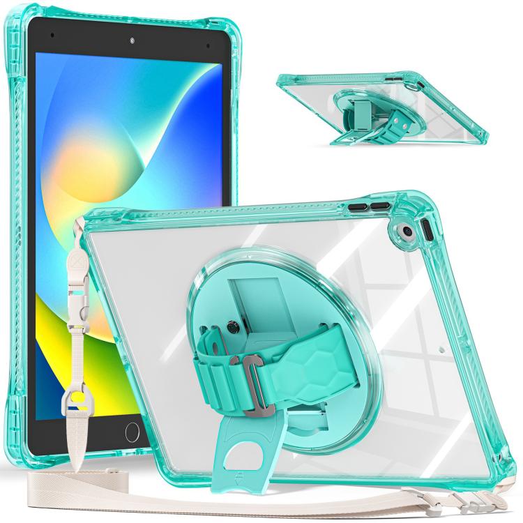 Rotation Grip Holder TPU Hybrid Clear PC Tablet Case, For iPad 2025 / 2022, For iPad mini 2024 / mini 6, For iPad 10.2 2021 / 2020 / 2019