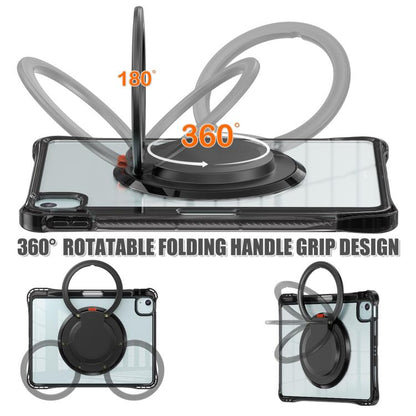 Rotation Ring Handle TPU Hybrid Clear PC Tablet Case, For iPad Air 13 2025 / 2024, For iPad mini 2024 / mini 6, For iPad 10.2 2021 / 2020 / 2019