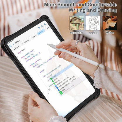 Rotation Ring Handle TPU Hybrid Clear PC Tablet Case, For iPad 10th Gen 10.9 2022, For iPad mini 2024 / mini 6, For iPad 10.2 2021 / 2020 / 2019