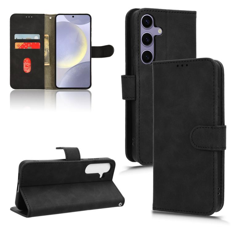 Skin Feel Magnetic Flip Leather Phone Case, For Samsung Galaxy S25+ 5G, For Samsung Galaxy S25 Ultra 5G