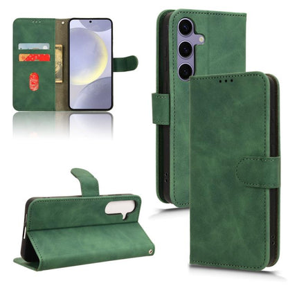 Skin Feel Magnetic Flip Leather Phone Case, For Samsung Galaxy S25+ 5G, For Samsung Galaxy S25 Ultra 5G