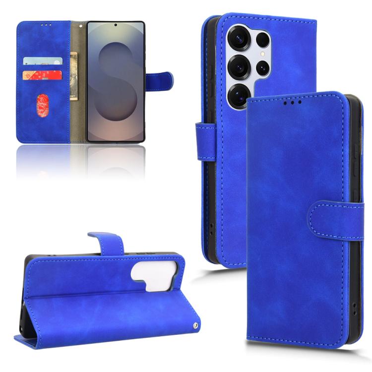 Skin Feel Magnetic Flip Leather Phone Case, For Samsung Galaxy S25 Edge 5G, For Samsung Galaxy S25 5G, For Samsung Galaxy S25+ 5G, For Samsung Galaxy S25 Ultra 5G