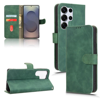 Skin Feel Magnetic Flip Leather Phone Case, For Samsung Galaxy S25 Edge 5G, For Samsung Galaxy S25 5G, For Samsung Galaxy S25+ 5G, For Samsung Galaxy S25 Ultra 5G