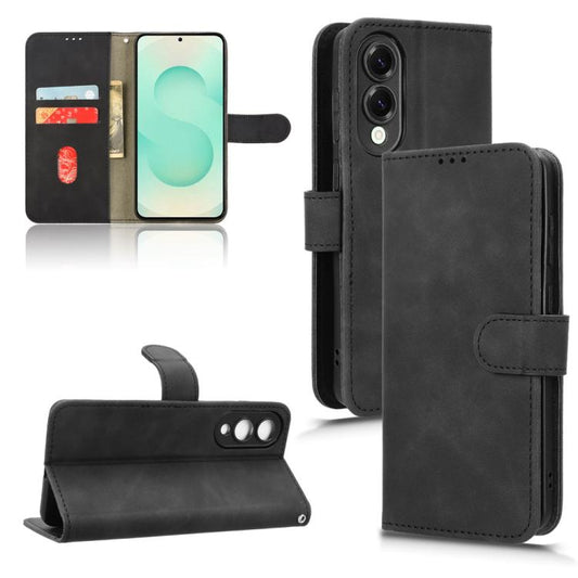Skin Feel Magnetic Flip Leather Phone Case, For Samsung Galaxy S25 Edge 5G, For Samsung Galaxy S25 5G, For Samsung Galaxy S25+ 5G, For Samsung Galaxy S25 Ultra 5G