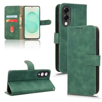 Skin Feel Magnetic Flip Leather Phone Case, For Samsung Galaxy S25 Edge 5G, For Samsung Galaxy S25 5G, For Samsung Galaxy S25+ 5G, For Samsung Galaxy S25 Ultra 5G