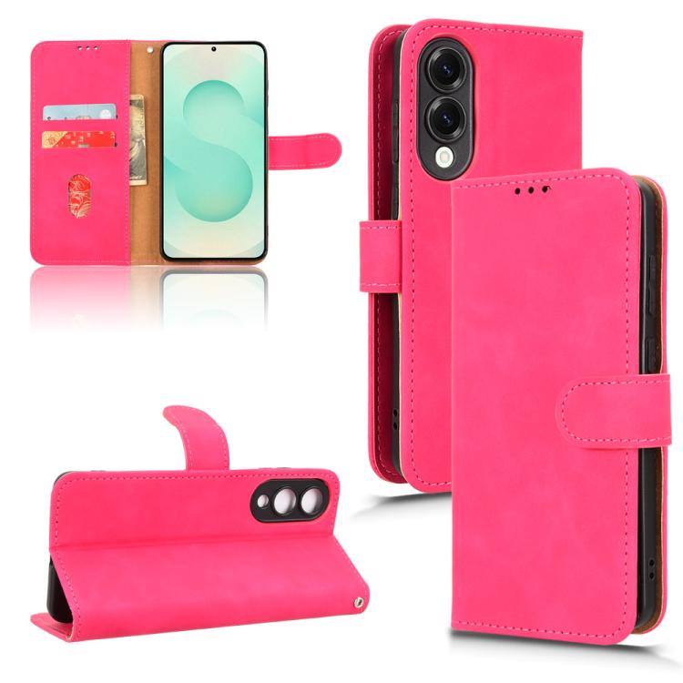 Skin Feel Magnetic Flip Leather Phone Case, For Samsung Galaxy S25 Edge 5G, For Samsung Galaxy S25 5G, For Samsung Galaxy S25+ 5G, For Samsung Galaxy S25 Ultra 5G