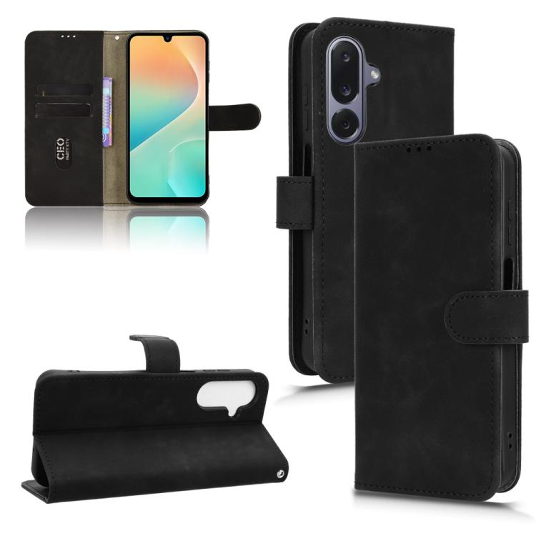 Skin Feel Magnetic Flip Leather Phone Case, For Samsung Galaxy S25 FE 5G, For Samsung Galaxy M36 5G, For Samsung Galaxy S25 Edge 5G, For Samsung Galaxy S25 5G