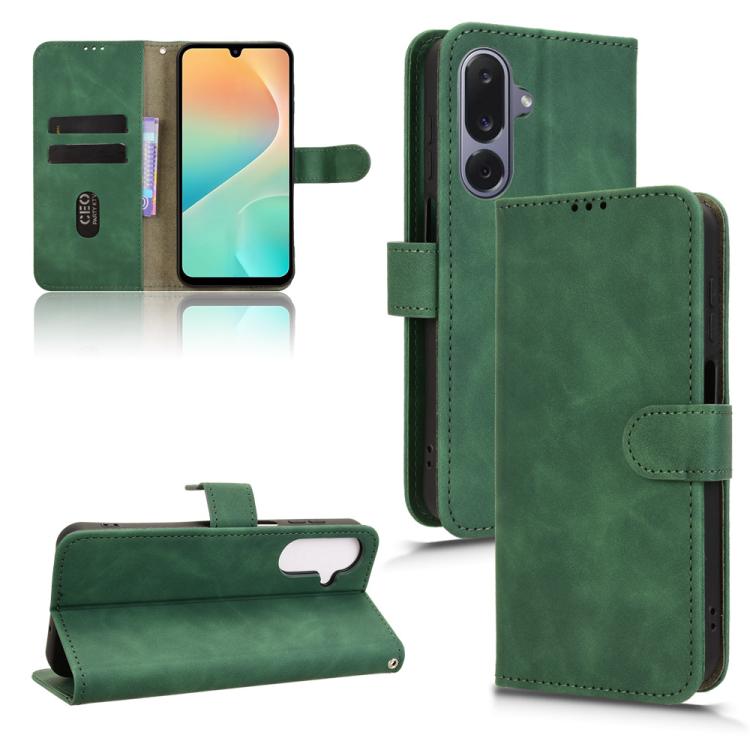 Skin Feel Magnetic Flip Leather Phone Case, For Samsung Galaxy S25 FE 5G, For Samsung Galaxy M36 5G, For Samsung Galaxy S25 Edge 5G, For Samsung Galaxy S25 5G