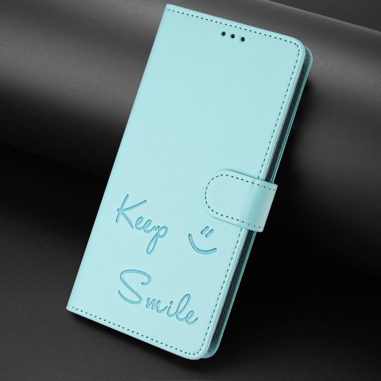 Smile Embossing RFID Leather Phone Case, For Realme P4 5G, For Realme 15T 5G Global, For Realme 15 / 15 Pro 5G Global, For Realme C71 4G Global