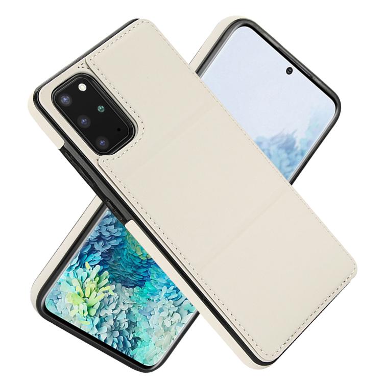 Tri-fold Holder Leather Phone Case with Card Slot, For Samsung Galaxy S20+, For Samsung Galaxy S20