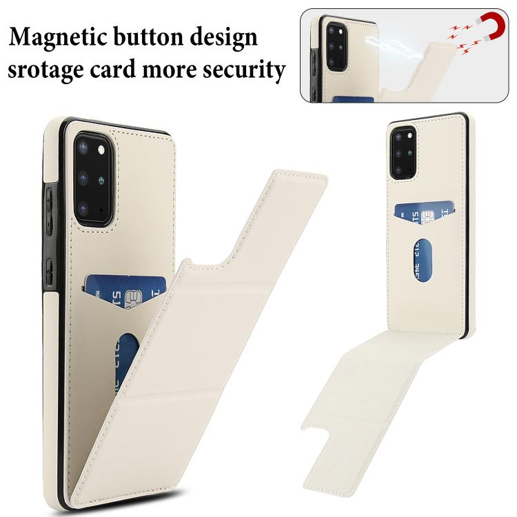 Tri-fold Holder Leather Phone Case with Card Slot, For Samsung Galaxy S20+, For Samsung Galaxy S20