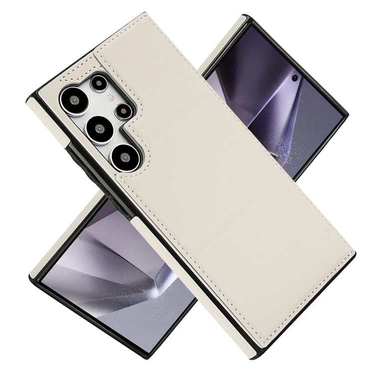 Tri-fold Holder Leather Phone Case with Card Slot, For Samsung Galaxy S24 Ultra 5G, For Samsung Galaxy S24+ 5G, For Samsung Galaxy S24 5G, For Samsung Galaxy S23 FE 5G