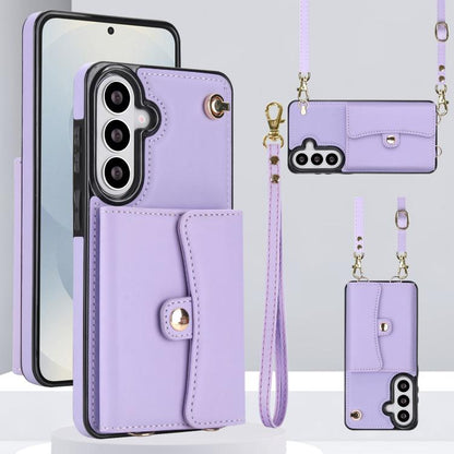 RFID Card Slot Phone Case with Long Lanyard, For Samsung Galaxy S26+ 5G, For Samsung Galaxy S26 Ultra 5G, For Samsung Galaxy S26 5G, For Samsung Galaxy S25 5G