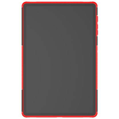 Tire Texture Shockproof TPU + PC Protective Case with Holder, For Huawei MatePad T 8, For Samsung Galaxy Tab S7 Lite T730 / T735 & S7+ T970 / T976B, For LG Harmony 4, For OnePlus Nord