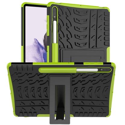Tire Texture Shockproof TPU + PC Protective Case with Holder, For Huawei MatePad T 8, For Samsung Galaxy Tab S7 Lite T730 / T735 & S7+ T970 / T976B, For LG Harmony 4, For OnePlus Nord
