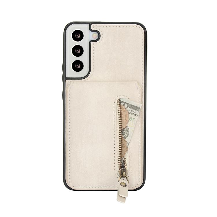 Zipper Wallet Split MagSafe Leather Back Phone Case, For Samsung Galaxy S22+ 5G, For Samsung Galaxy S22 5G, For Samsung Galaxy S21 FE 5G