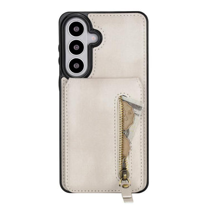 Zipper Wallet Split MagSafe Leather Back Phone Case, For Samsung Galaxy S26+ 5G, For Samsung Galaxy S26 Ultra 5G, For Samsung Galaxy S26 5G