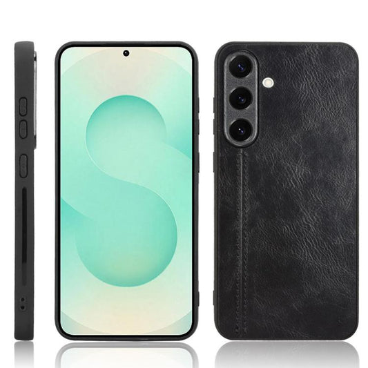 Cow Pattern Sewing Back Cover Phone Case, For Samsung Galaxy S25 5G, For Samsung Galaxy S25+ 5G, For Samsung Galaxy S25 Ultra 5G