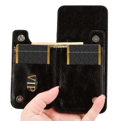 Cow Pattern Sewing Card Bag Phone Case, For Samsung Galaxy S25 5G, For Samsung Galaxy S25+ 5G, For Samsung Galaxy S25 Ultra 5G