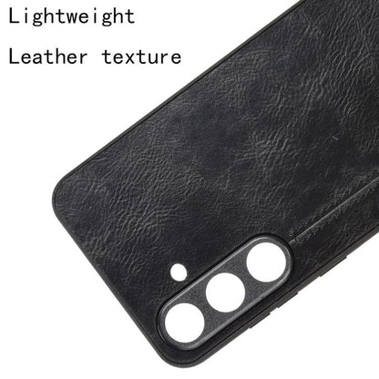 Cow Pattern Sewing Card Bag Phone Case, For Samsung Galaxy S25 5G, For Samsung Galaxy S25+ 5G, For Samsung Galaxy S25 Ultra 5G