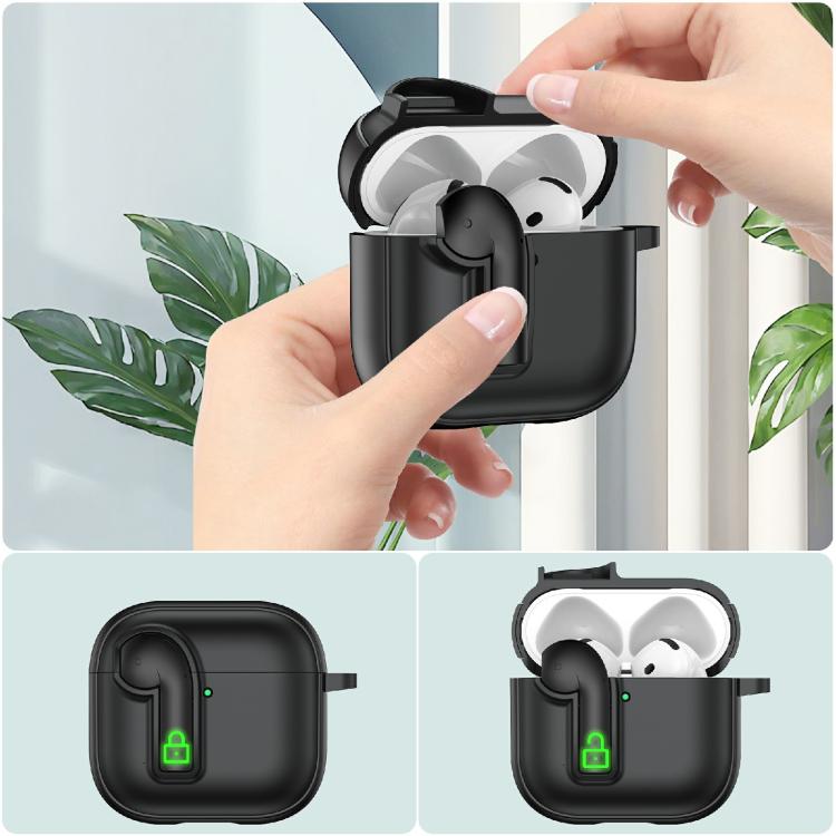 Colorful Lock Earphones Protective Case, For AirPods 4, For AirPods Pro 2