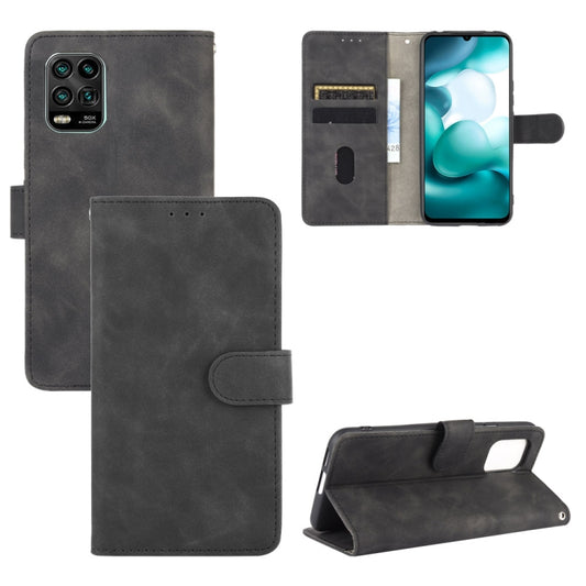 Solid Color Skin Feel Magnetic Buckle Horizontal Flip Calf Texture PU Leather Case with Holder & Card Slots & Wallet, For Xiaomi Mi 10 Lite, For Xiaomi Mi 10, For Xiaomi Mi 10 Pro, For Xiaomi Mi CC9 Pro