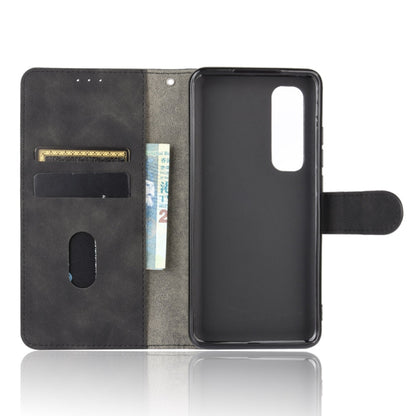 Solid Color Skin Feel Magnetic Buckle Horizontal Flip Calf Texture PU Leather Case with Holder & Card Slots & Wallet, For Xiaomi Mi Note 10 Lite, For Xiaomi Redmi 9