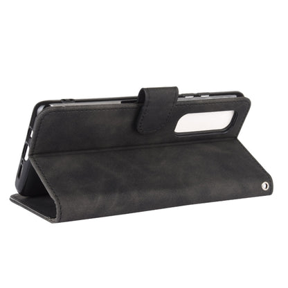 Solid Color Skin Feel Magnetic Buckle Horizontal Flip Calf Texture PU Leather Case with Holder & Card Slots & Wallet, For Xiaomi Mi Note 10 Lite, For Xiaomi Redmi 9