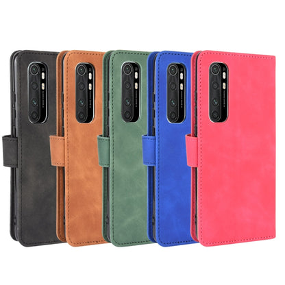 Solid Color Skin Feel Magnetic Buckle Horizontal Flip Calf Texture PU Leather Case with Holder & Card Slots & Wallet, For Xiaomi Mi Note 10 Lite, For Xiaomi Redmi 9
