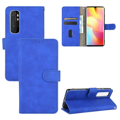 Solid Color Skin Feel Magnetic Buckle Horizontal Flip Calf Texture PU Leather Case with Holder & Card Slots & Wallet, For Xiaomi Mi Note 10 Lite, For Xiaomi Redmi 9