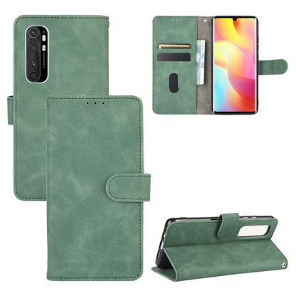 Solid Color Skin Feel Magnetic Buckle Horizontal Flip Calf Texture PU Leather Case with Holder & Card Slots & Wallet, For Xiaomi Mi Note 10 Lite, For Xiaomi Redmi 9
