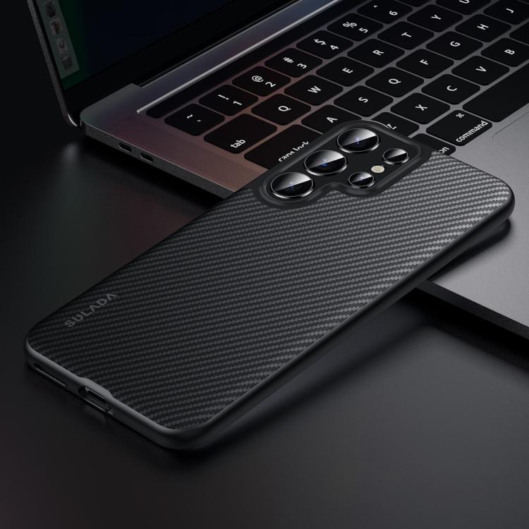 SULADA 600D Kevlar Texture PC Shockproof Phone Case, For Samsung Galaxy S25 5G, For Samsung Galaxy S25+ 5G, For Samsung Galaxy S25 Ultra 5G