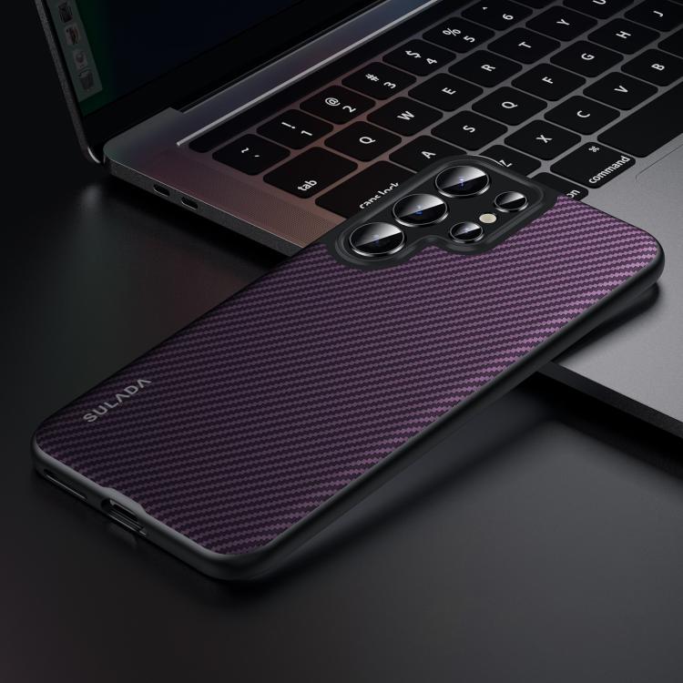 SULADA 600D Kevlar Texture PC Shockproof Phone Case, For Samsung Galaxy S25 5G, For Samsung Galaxy S25+ 5G, For Samsung Galaxy S25 Ultra 5G