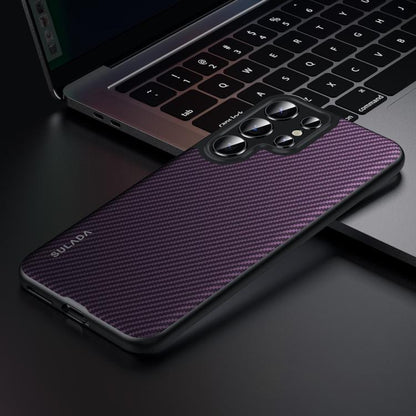 SULADA 600D Kevlar Texture PC Shockproof Phone Case, For Samsung Galaxy S25 5G, For Samsung Galaxy S25+ 5G, For Samsung Galaxy S25 Ultra 5G