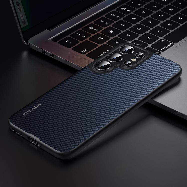 SULADA 600D Kevlar Texture PC Shockproof Phone Case, For Samsung Galaxy S25 5G, For Samsung Galaxy S25+ 5G, For Samsung Galaxy S25 Ultra 5G