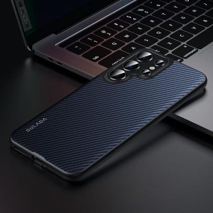 SULADA 600D Kevlar Texture PC Shockproof Phone Case, For Samsung Galaxy S25 5G, For Samsung Galaxy S25+ 5G, For Samsung Galaxy S25 Ultra 5G