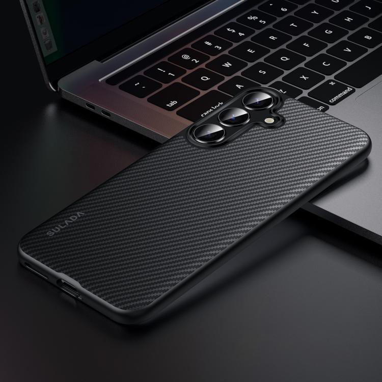 SULADA 600D Kevlar Texture PC Shockproof Phone Case, For Samsung Galaxy S25 5G, For Samsung Galaxy S25+ 5G, For Samsung Galaxy S25 Ultra 5G