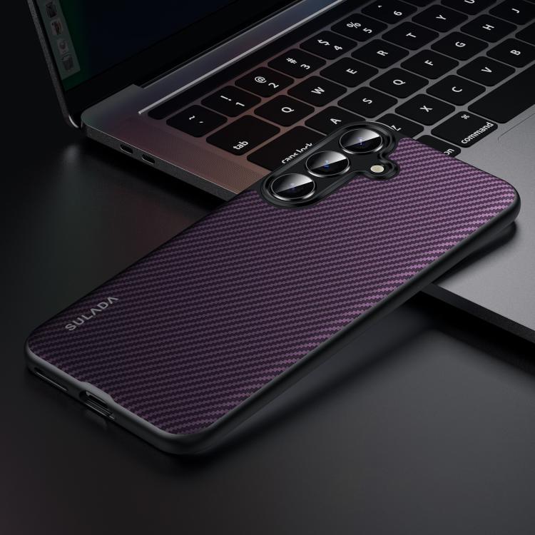 SULADA 600D Kevlar Texture PC Shockproof Phone Case, For Samsung Galaxy S25 5G, For Samsung Galaxy S25+ 5G, For Samsung Galaxy S25 Ultra 5G