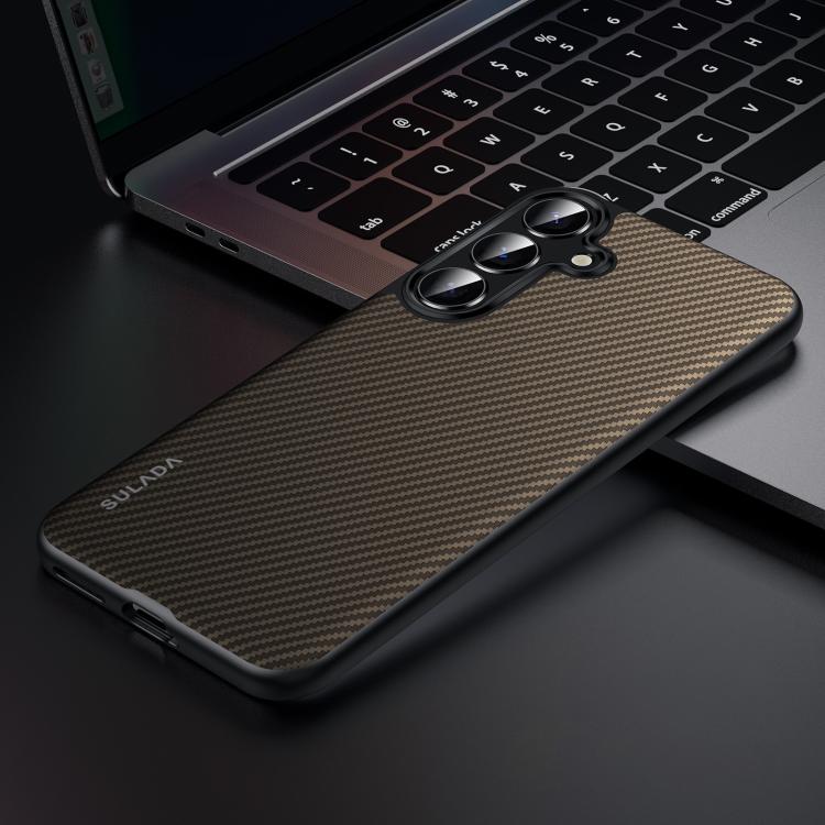 SULADA 600D Kevlar Texture PC Shockproof Phone Case, For Samsung Galaxy S25 5G, For Samsung Galaxy S25+ 5G, For Samsung Galaxy S25 Ultra 5G