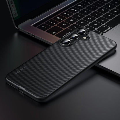 SULADA 600D Kevlar Texture PC Shockproof Phone Case, For Samsung Galaxy S25 5G, For Samsung Galaxy S25+ 5G, For Samsung Galaxy S25 Ultra 5G