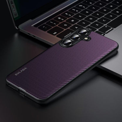 SULADA 600D Kevlar Texture PC Shockproof Phone Case, For Samsung Galaxy S25 5G, For Samsung Galaxy S25+ 5G, For Samsung Galaxy S25 Ultra 5G