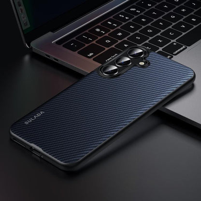 SULADA 600D Kevlar Texture PC Shockproof Phone Case, For Samsung Galaxy S25 5G, For Samsung Galaxy S25+ 5G, For Samsung Galaxy S25 Ultra 5G