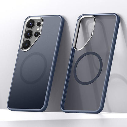 SULADA Light Sand MagSafe Magnetic PC Hybrid TPU Phone Case, For Samsung Galaxy S25 5G, For Samsung Galaxy S25+ 5G, For Samsung Galaxy S25 Ultra 5G