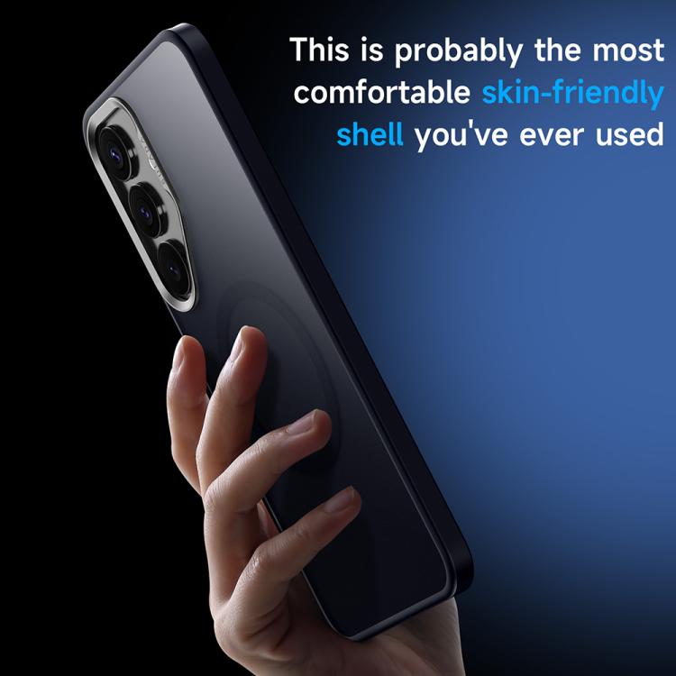 SULADA Light Sand MagSafe Magnetic PC Hybrid TPU Phone Case, For Samsung Galaxy S25 5G, For Samsung Galaxy S25+ 5G, For Samsung Galaxy S25 Ultra 5G