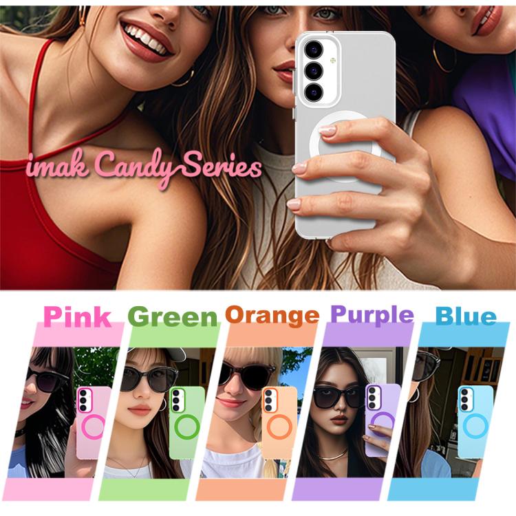 IMAK Candy Series Shockproof MagSafe Phone Case, For Samsung Galaxy S25 FE 5G, For Samsung Galaxy S25 Edge 5G, For Samsung Galaxy S25 5G