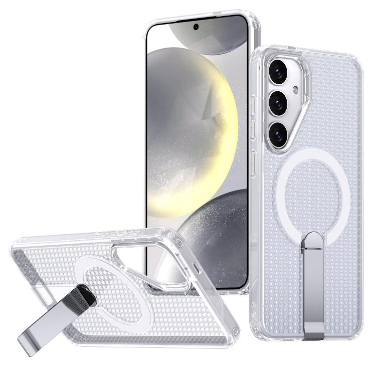 Honeycomb Cooling MagSafe Holder Phone Case, For Samsung Galaxy A06 5G / 4G, For Samsung Galaxy S25 5G / S24 5G, For Samsung Galaxy S25+ 5G / S24+ 5G, For Samsung Galaxy S25 Ultra 5G